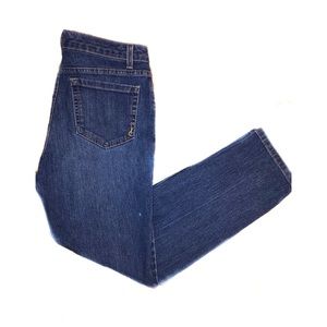 Jones New York medium wash blue ankle jeans